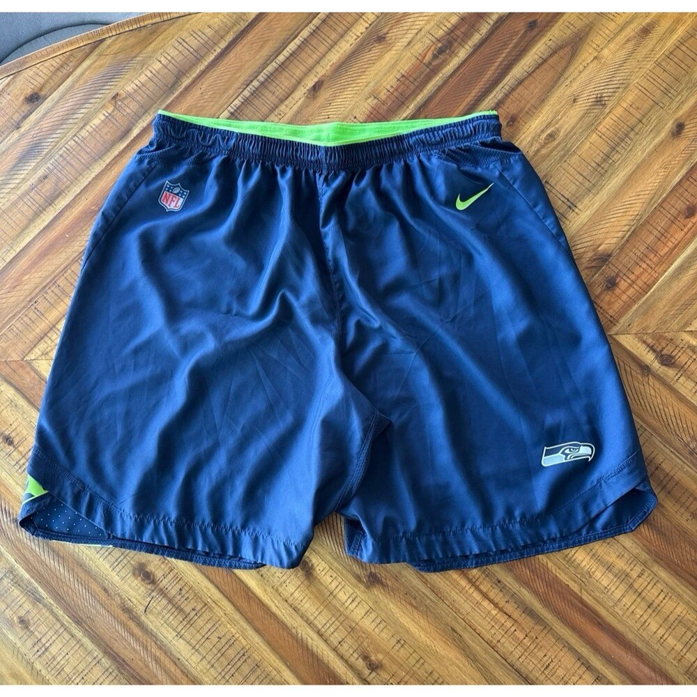 Nike Seattle Seahawks NFL athletic training shorts men’s 4XL